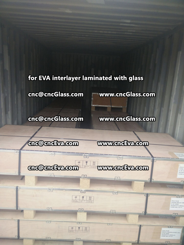 eva interlayer packing and loading, eva glass film (1)